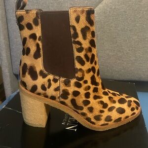 Leopard Print Heeled Boots - Marianna - Lauren Ralph Lauren